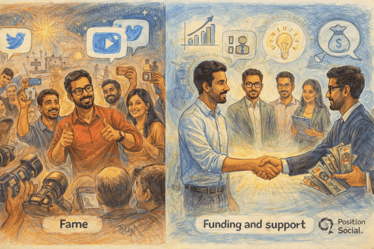 Being Famous Is Not the Same as Being Backed